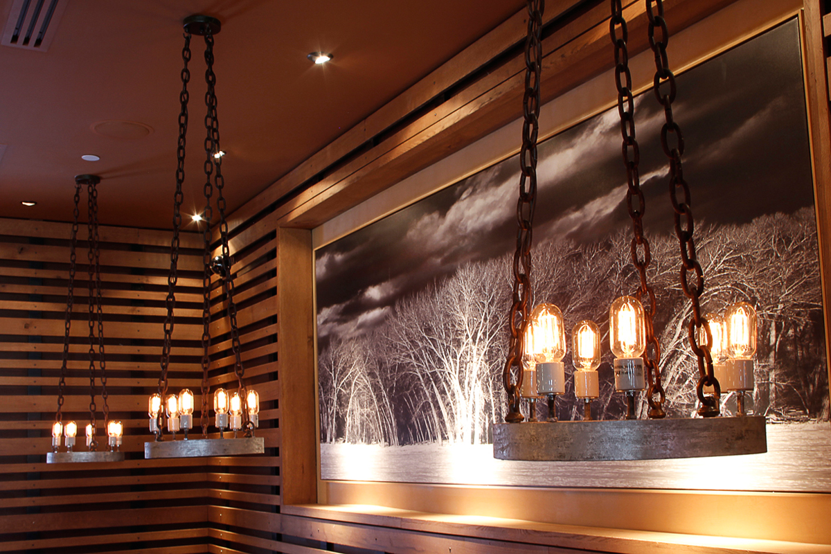Spike Lighting restaurant hospitality, designer lighting fixtures